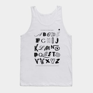 An Alphabet of Confectionery Tank Top